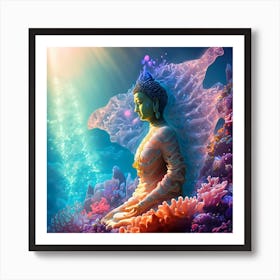 Siren Buddha #4 Art Print