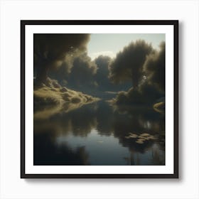 Lily Pond 16 Art Print