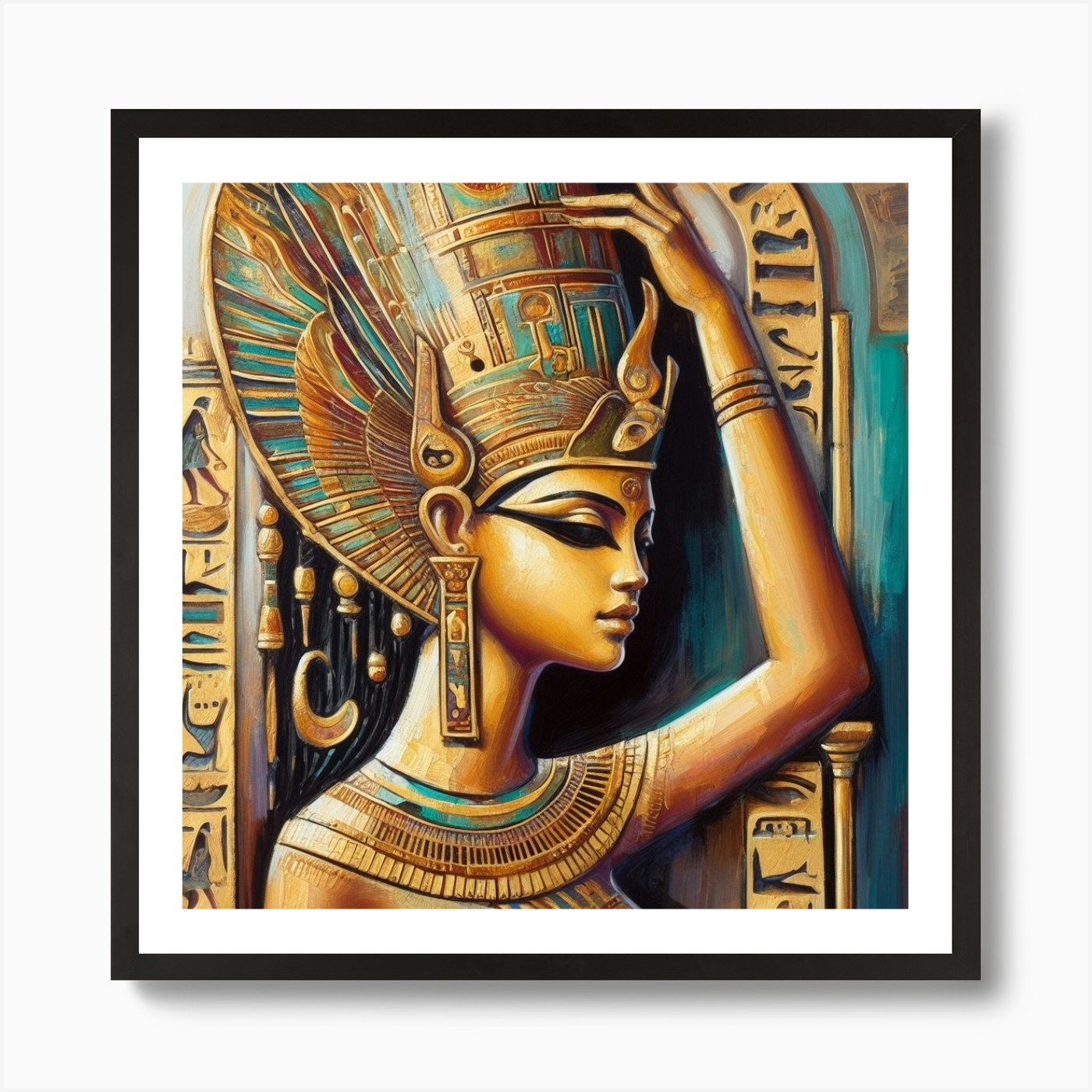 Queen AscendedLight Fy Art by - Print Egyptian
