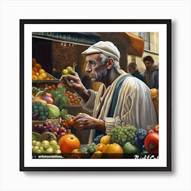 Paris Market Art Print