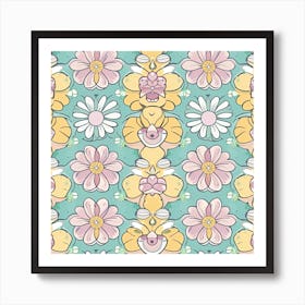 Floral Pattern 10 Art Print