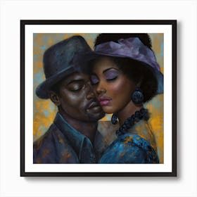 Echantedeasel 93450 African American Black Love Stylize 980 25f51e59 8e3d 4443 8924 0166ff7b668f Art Print