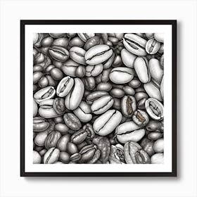 Coffee Beans Canvas Print 1 Art Print