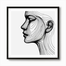 Portrait Of A Woman 20 Art Print