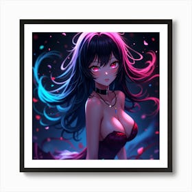 Anime Girl 1 Art Print