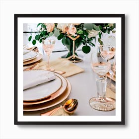 Formal Table 1 Art Print