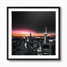 New York City Skyline 32 Art Print