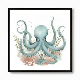 Water Color Octopus by Andrew Marshall 2XL / Pale Yellow