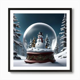 Globe of Frosty Dreams Art Print