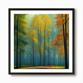 Autumn Forest 6 Art Print