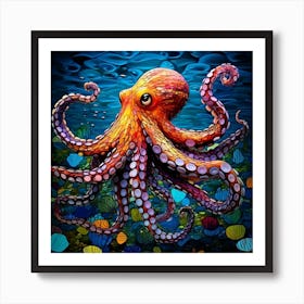 Octopus 5 Art Print