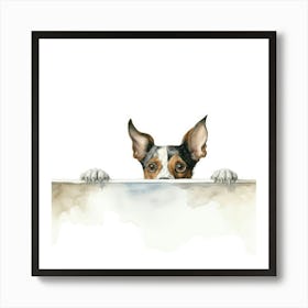 Toy Fox Terrier Dog Art Print