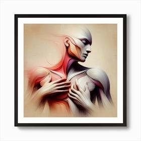 Muscular Anatomy Art Print