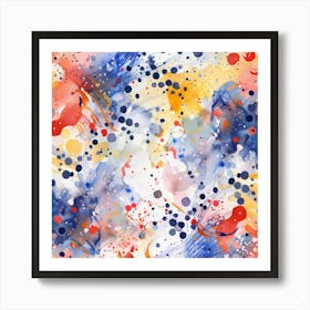 Abstract Watercolor Painting 44 Art Print