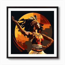 Egyptian Dancer Art Print