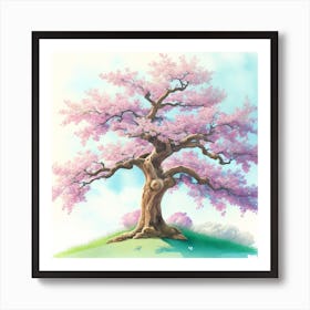 Cherry Blossom Tree 2 Art Print