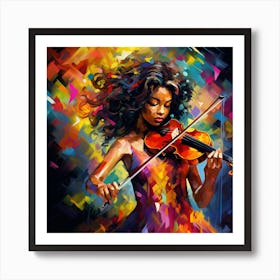 Violinist 2 Art Print