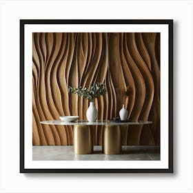 Wavy Wall 27 Art Print