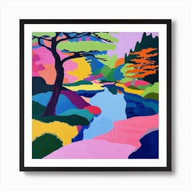 Colourful Gardens Shinjuku Gyoen National Gardens Japan 1 Art Print