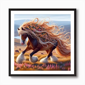 Clydesdale Horse Art Print