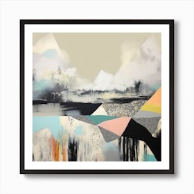 Abstract Landscape Painting 2 Art Print