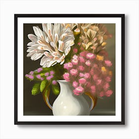 Alstroemeria Flowers 30 Art Print