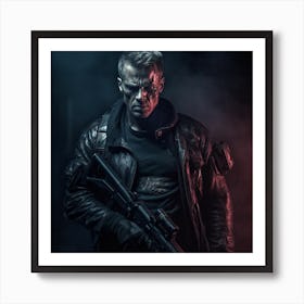 Armadiler Terminator Holding Gun Chaos Atmosphere Darkscare Cre 99ae95dc B1ed 4655 9e57 862abec7a58d 1 Poster