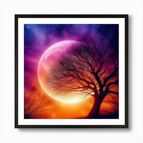 Full Moon 4 Art Print