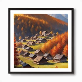 Autumn Village 1 Poster