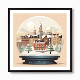 Inverness United Kingdom Snowglobe Art Print