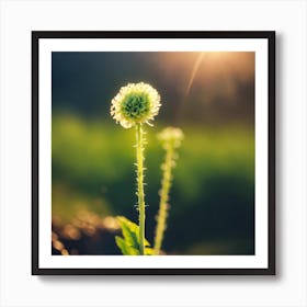 Flower In The Sun Art Print