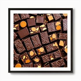 Chocolate Bars Art Print