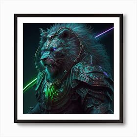 Lion Art Art Print