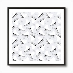 Ice Skates Art Print