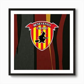 Benevento Calcio Logo Wall Art 5 Art Print