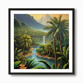 Tropical Paradise Art Print