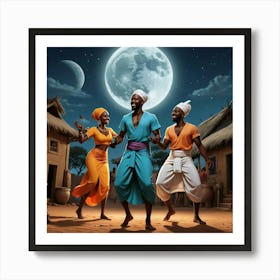 Moonlight Dance Art Print