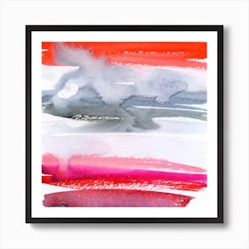 Abstract Watercolor Landscape Art Print