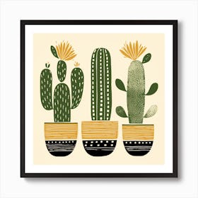 Cactus Illustration Art 82 Art Print