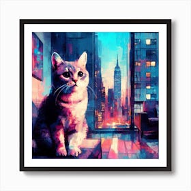 City Life. NY 1 Art Print