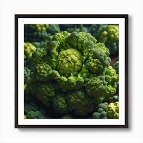 Florets Of Broccoli 14 Art Print