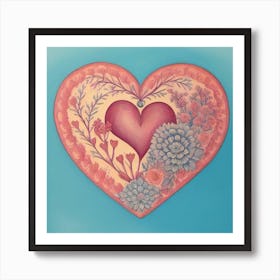 Beautiful Heart Original Luxury Art Print