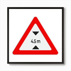 Road Sign.A fine artistic print that decorates the place.11 Art Print