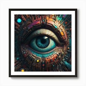 Eye Of The Machine Art Print