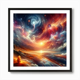 Astral Aura 5 Art Print