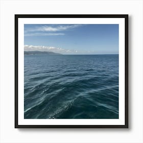 View From A Boat Art Print