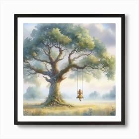 Tree Swing Art Print