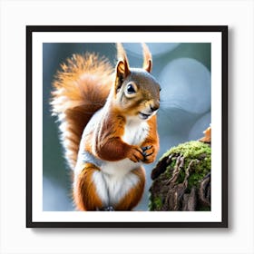 Red Squirrel 12 Art Print