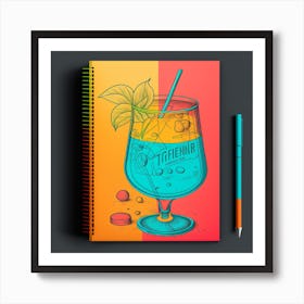 Tequila Cocktail Art Print