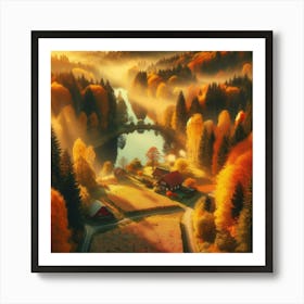 Autumn Landscape Art Print